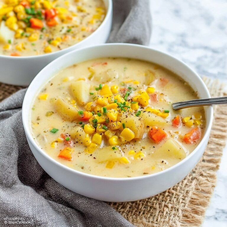 Instant Pot Vegan Potato Corn Chowder Recipe