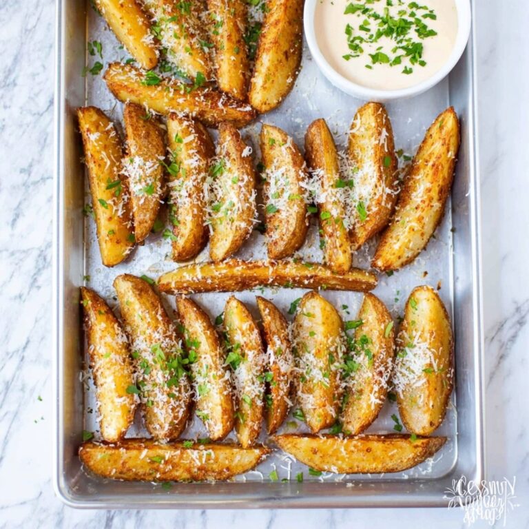 Crispy Baked Potato Wedges Recipe