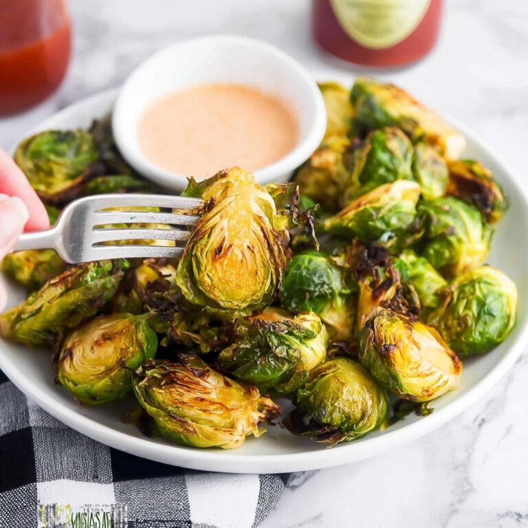 Air Fryer Bang Bang Brussels Sprouts Recipe