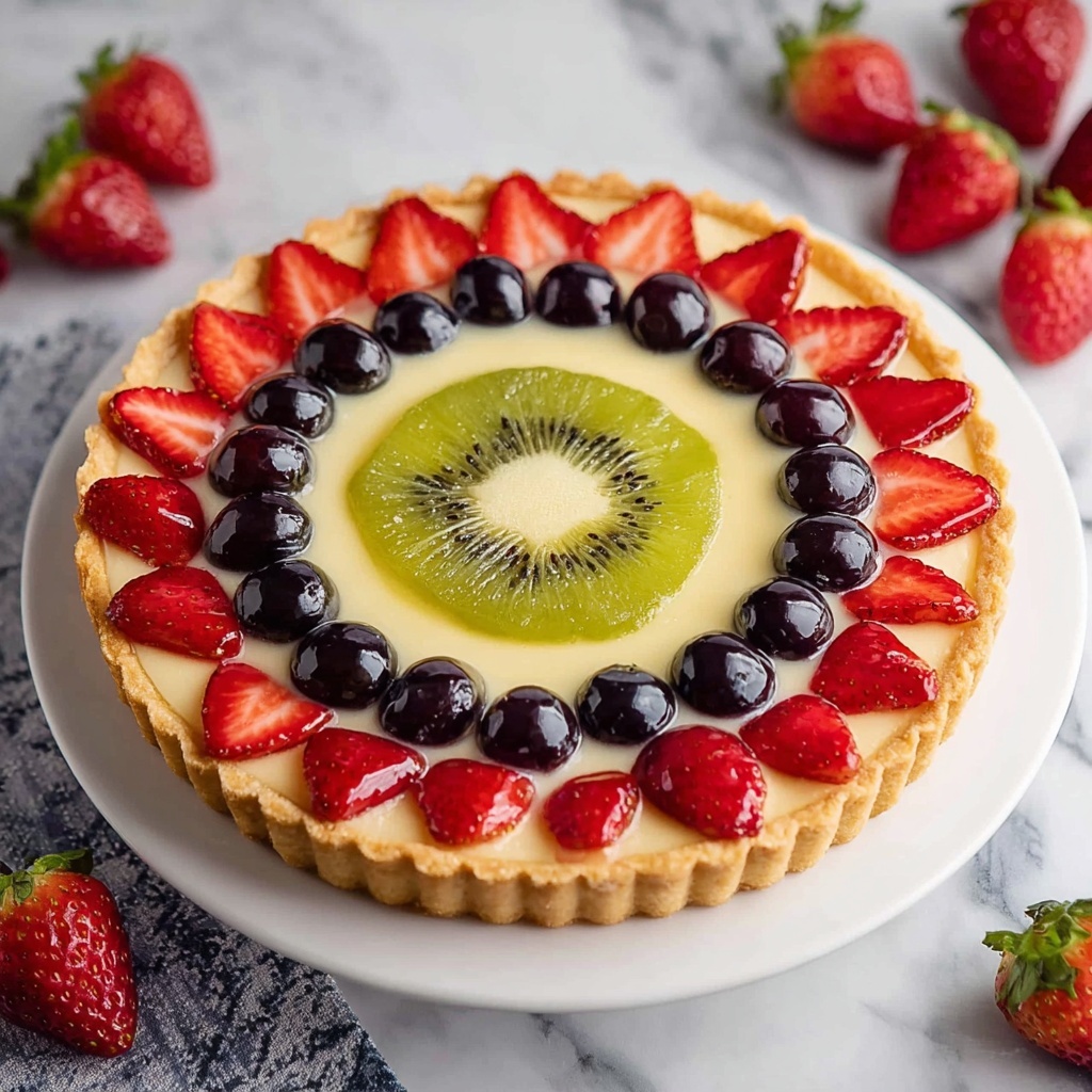 French Fruit Tart Recipe - Recipe Image