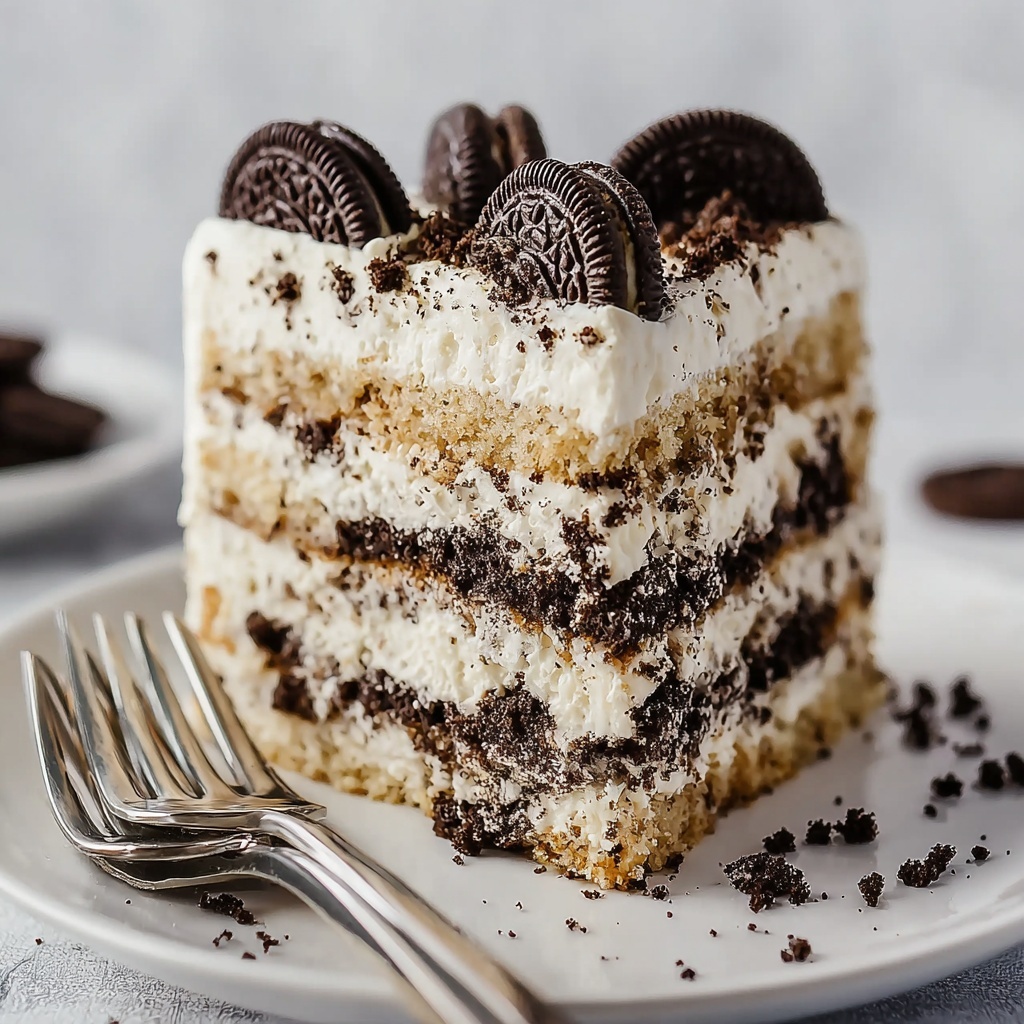 Oreo Icebox Cake Recipe - Recipe Image