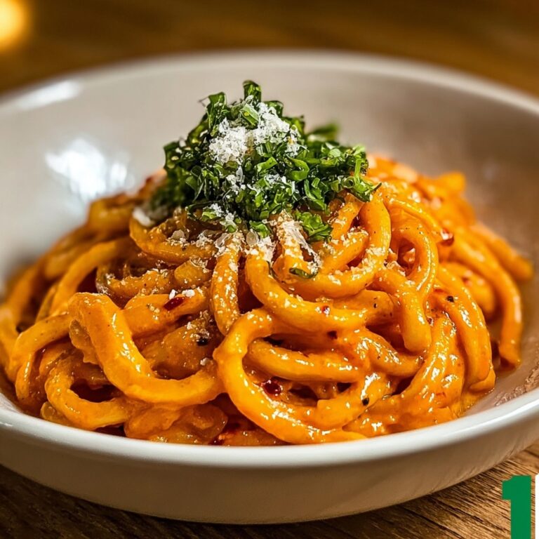 Creamy Gochujang Udon Noodles Recipe