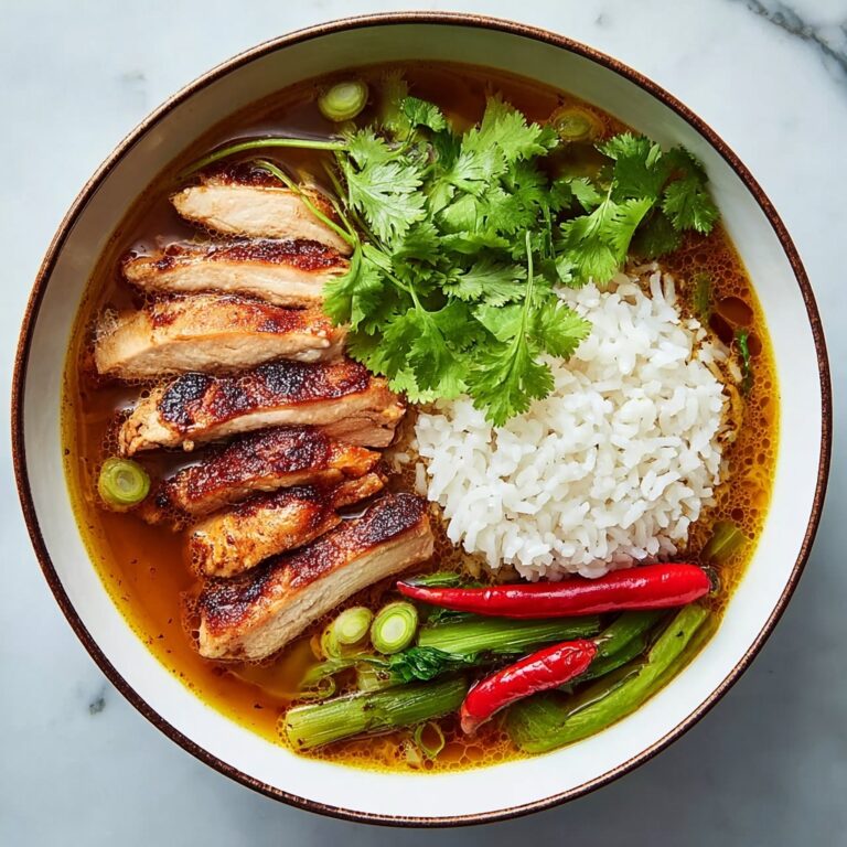 Ginger & Chilli Chicken Brothy Rice Recipe