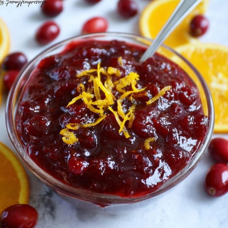 Cranberry Orange Sauce Recipe