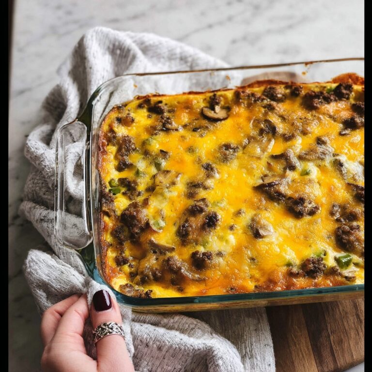 Fireman’s Overnight Breakfast Casserole Recipe