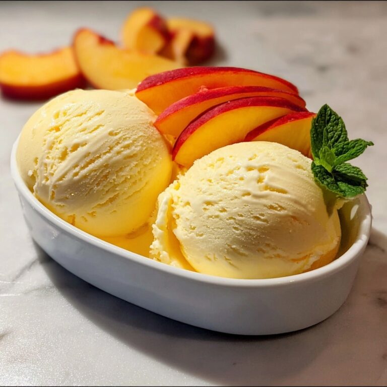 Fresh Peach Sorbet Recipe