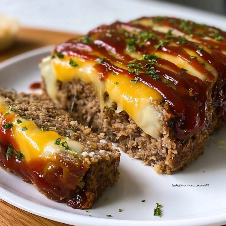 Stuffed Meatloaf with Mozzarella Recipe
