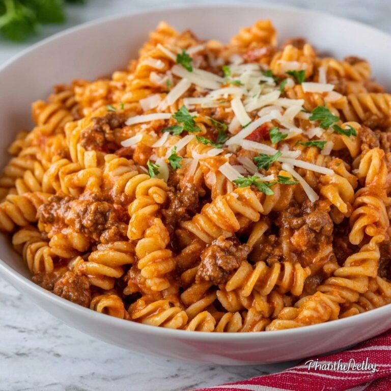 Creamy Rotel Pasta with Ground Beef Recipe