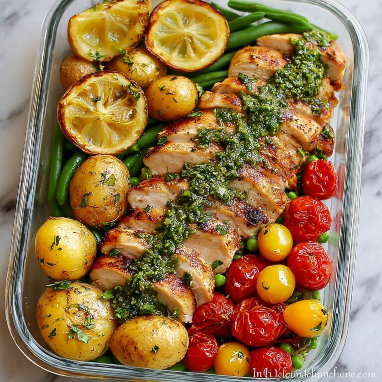 Healthy Lemon Garlic Chicken Meal Prep Bowls Recipe