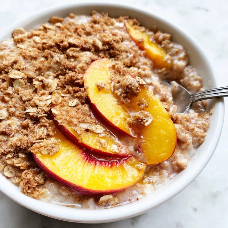Perfect Peach Crisp Recipe